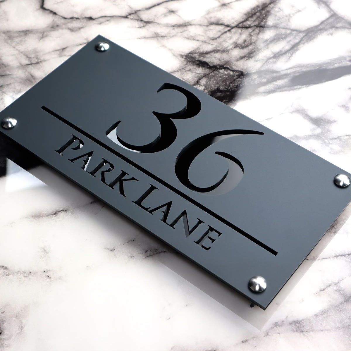 Customized Acrylic Door Sign with 3D Floating Design for Outdoor Use