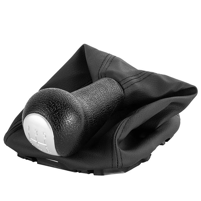 Car Manual Transmission Shift Knob and Gaiter Cover Leather Accessories