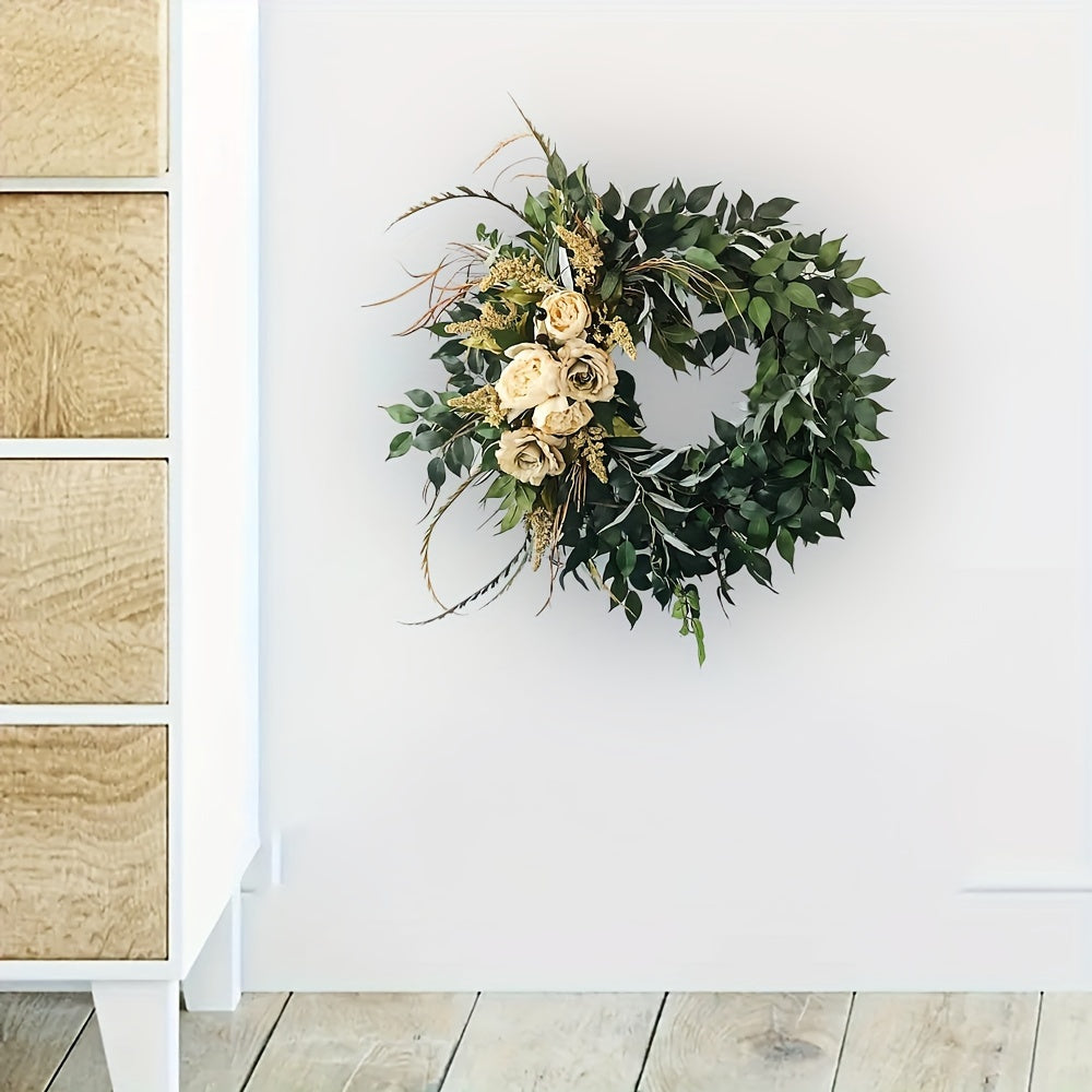 Floral PVC Window Cling Self-Adhesive Holiday Decor Reusable Christmas Decorations