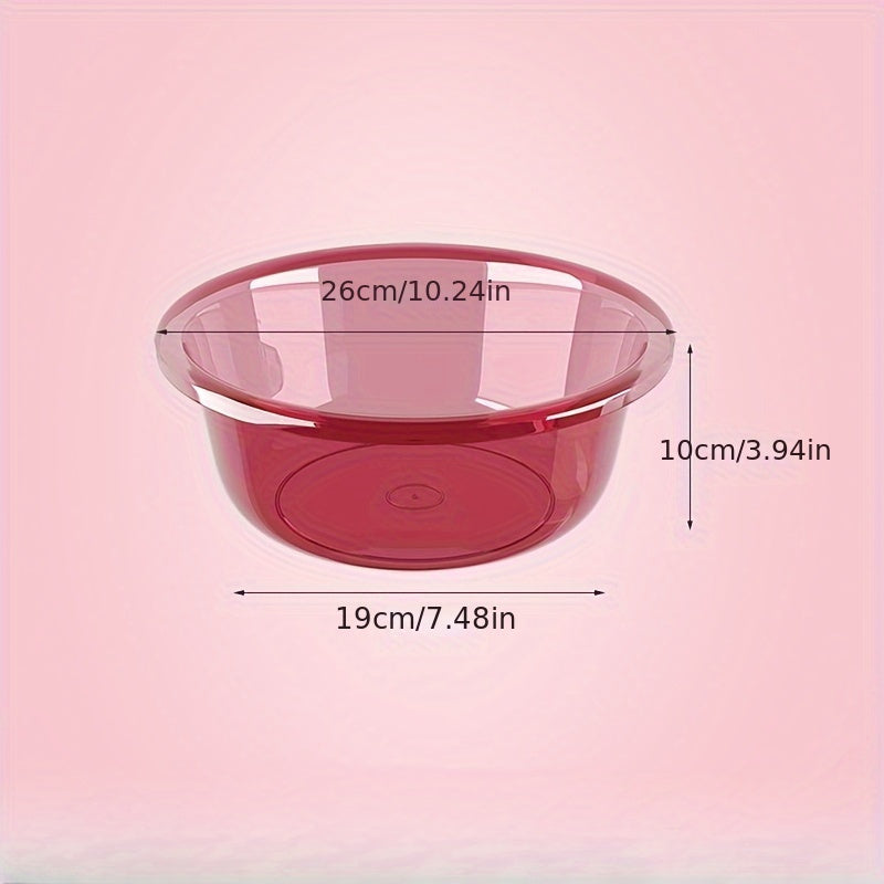 Katta Mustahkam Plastik Yuvish Tovozi - Sabzavotlar, Mevalar va Oyoqlarni Yuvish Uchun Ideal