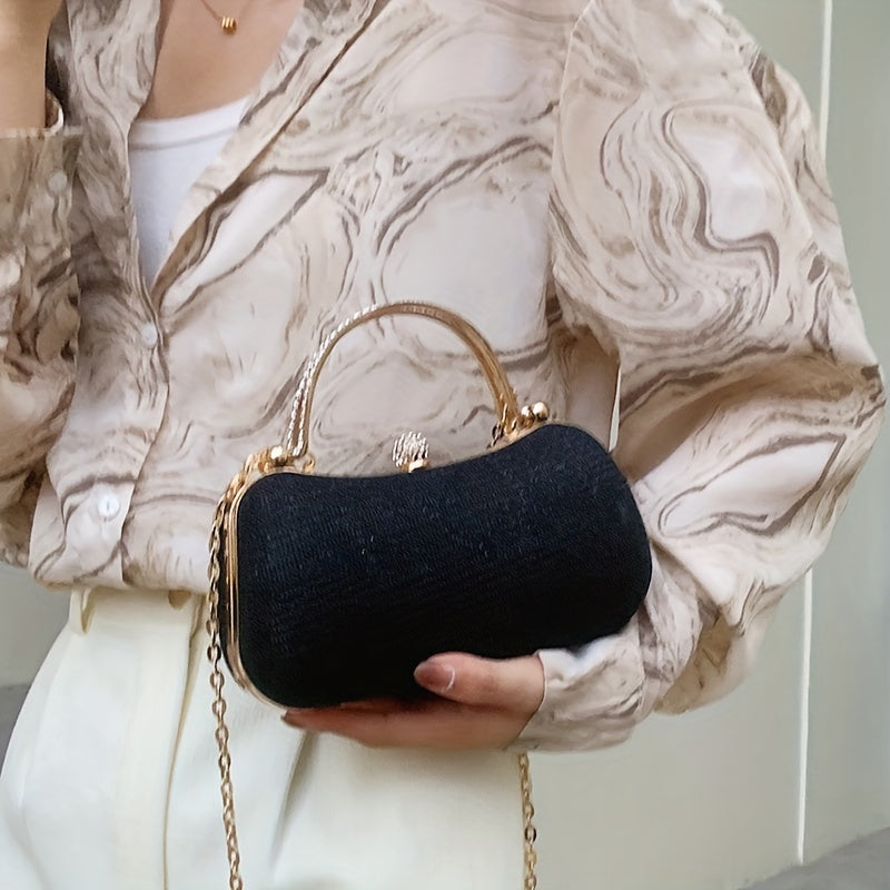 Rhinestone Crossbody Bag for Parties and Dinners with Removable Strap in Multiple Colors