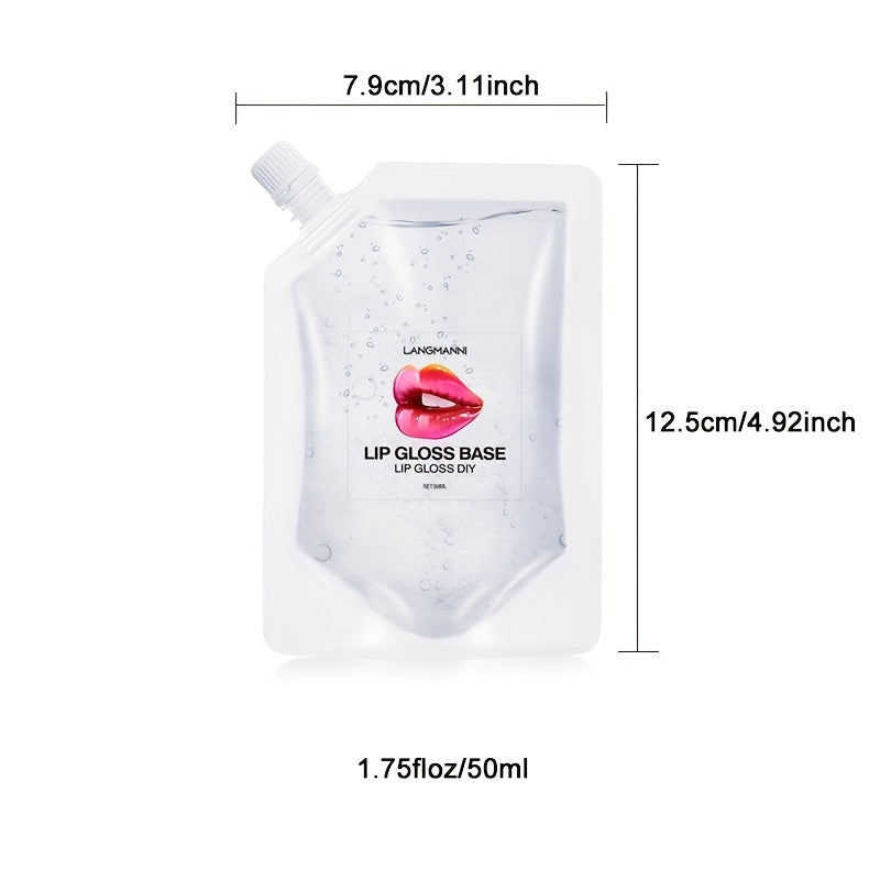 Brillo labial base hidratante transparente para mujer, primer de labios en gel, 50 ml