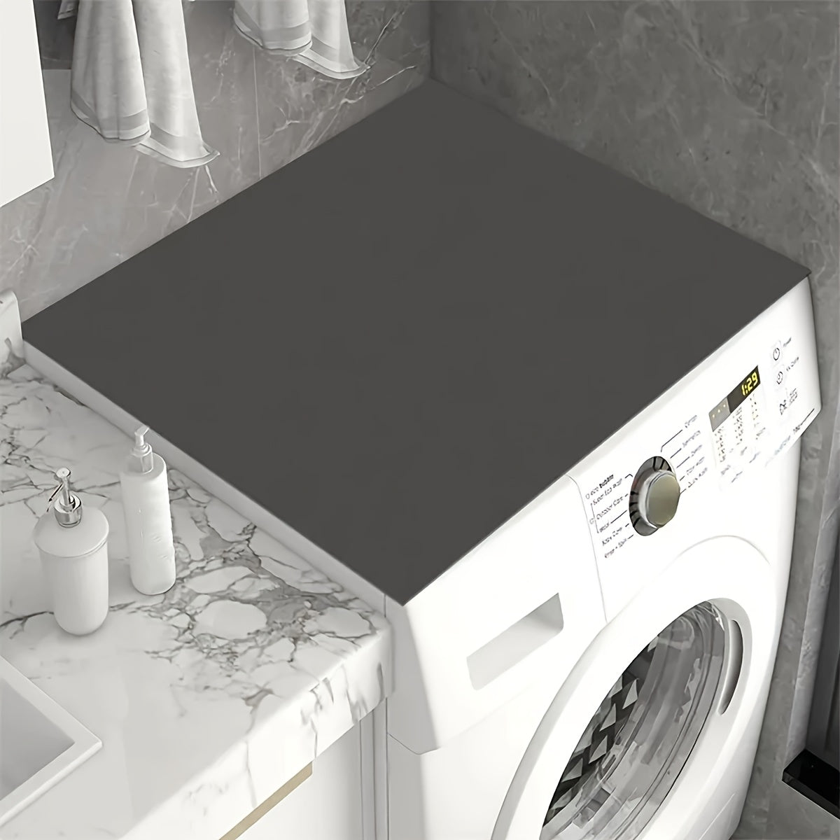 Large Washer And Dryer Cover Protector Mat Diatomaceous Top Protector
