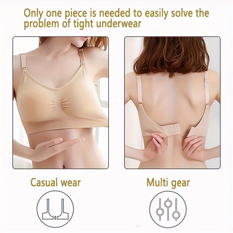 10-Pack Adjustable Bra Extenders with 2 Hooks Seamless Fit Durable Support