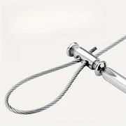 12pcs Metal Wire Rope Clamps Adjustable Locking Clips for Cables and Decorations