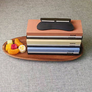 Afilador de cuchillos de cocina de doble cara con base antideslizante con pinza, piedra de aceite de 1000 grit