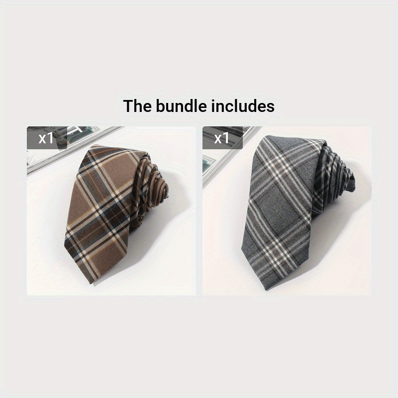 Men's Striped Polyester Tie for Business and Casual Wear