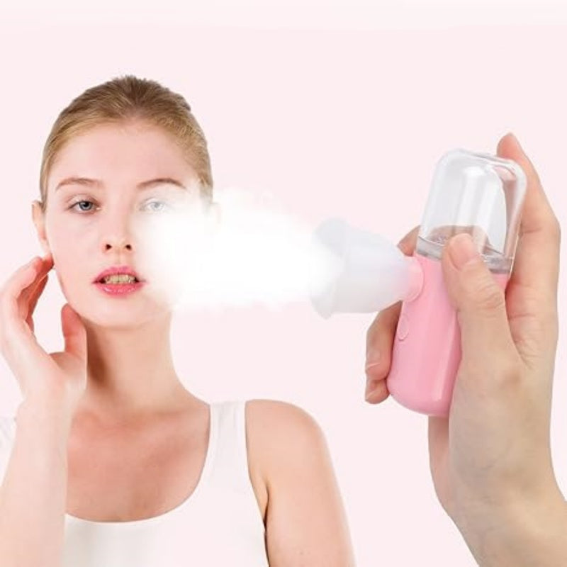 Qayta zaryadlanadigan Nano Ko'z Namlantiruvchi - USB zaryadlash bilan yuz va ko'zlar uchun portativ mini purkagich, 150mAh batareya. Yengil va zamonaviy dizaynga ega bo'lgan, harakatda namlantiruvchi purkagich.