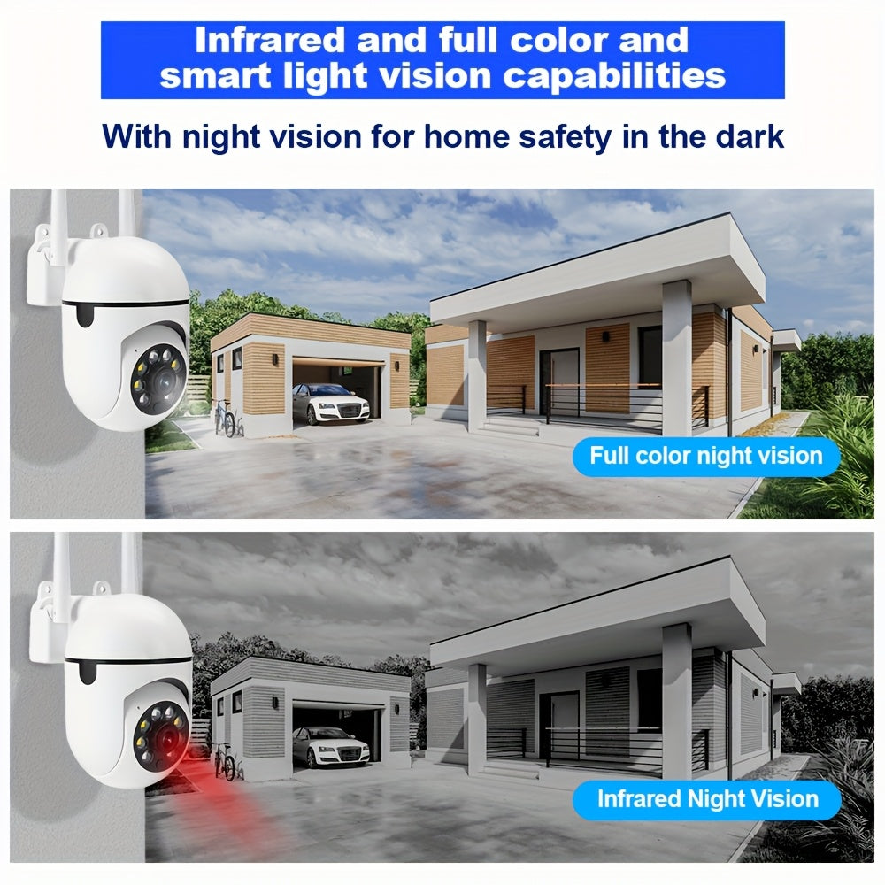 2 yoki 4 ta simsiz 1080P HD aqlli xavfsizlik kameralaridan birini tanlang, Pan/Tilt/Zoom, Rangli Tungi Ko‘rish, 2-kanalli Audio va Harakatni Kuzatish xususiyatlari bilan. Yoshlarni kuzatish uchun ideal.