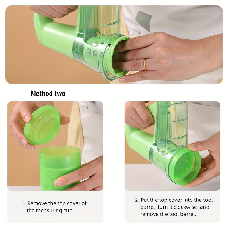 Electric Handheld Vegetable Chopper Slicer with Stainless Steel Blades USB Rechargeable