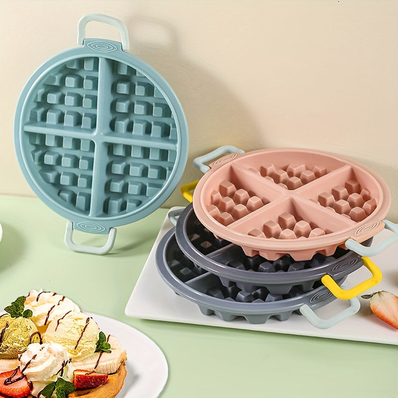 Silicone Waffle and Chocolate Mold for Pastries Muffins and Cakes