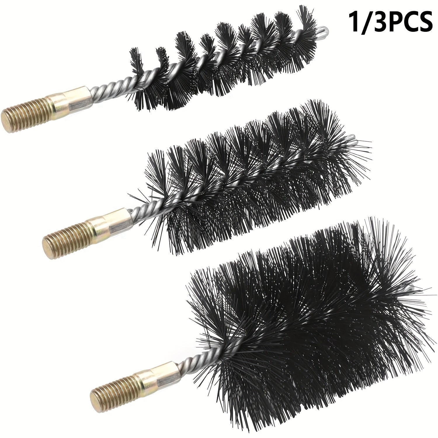 Heating Boiler Brush Set 30 50 80mm for Chimney and Pipe Cleaning
