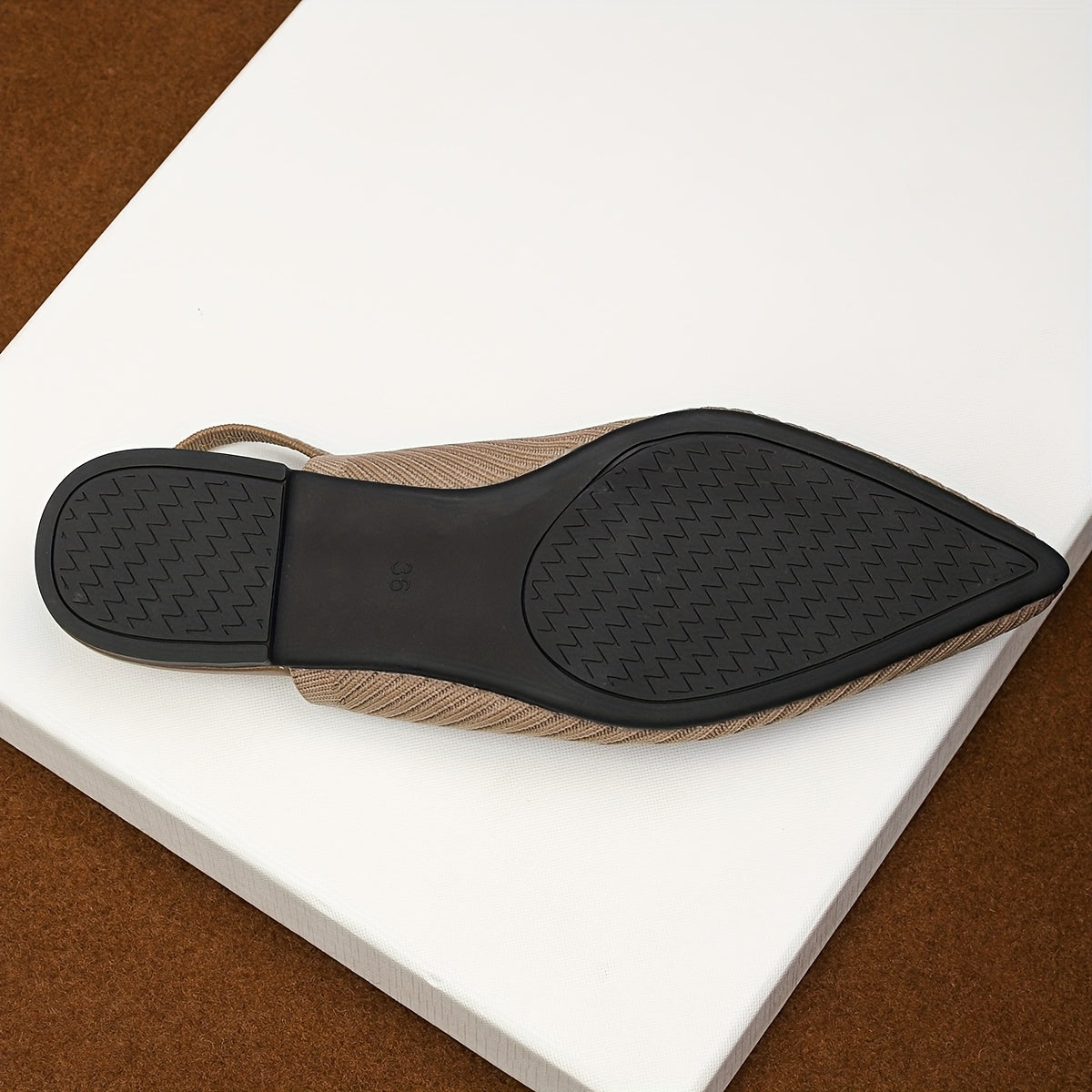 Women Flat Sandals Breathable Fabric Pointed Toe Strappy Summer Shoes