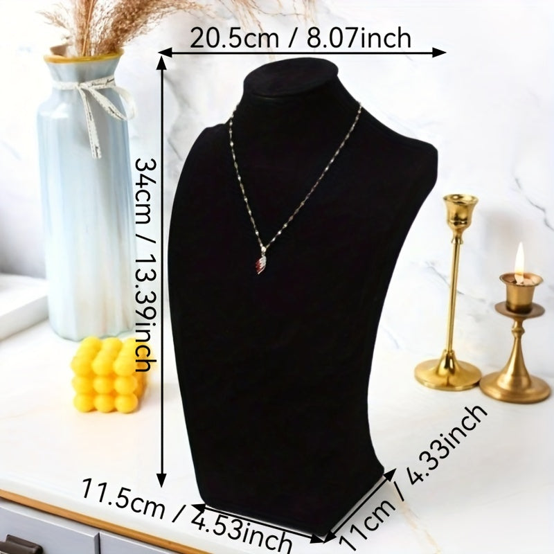 Velvet Jewelry Display Stand for Necklaces and Photography