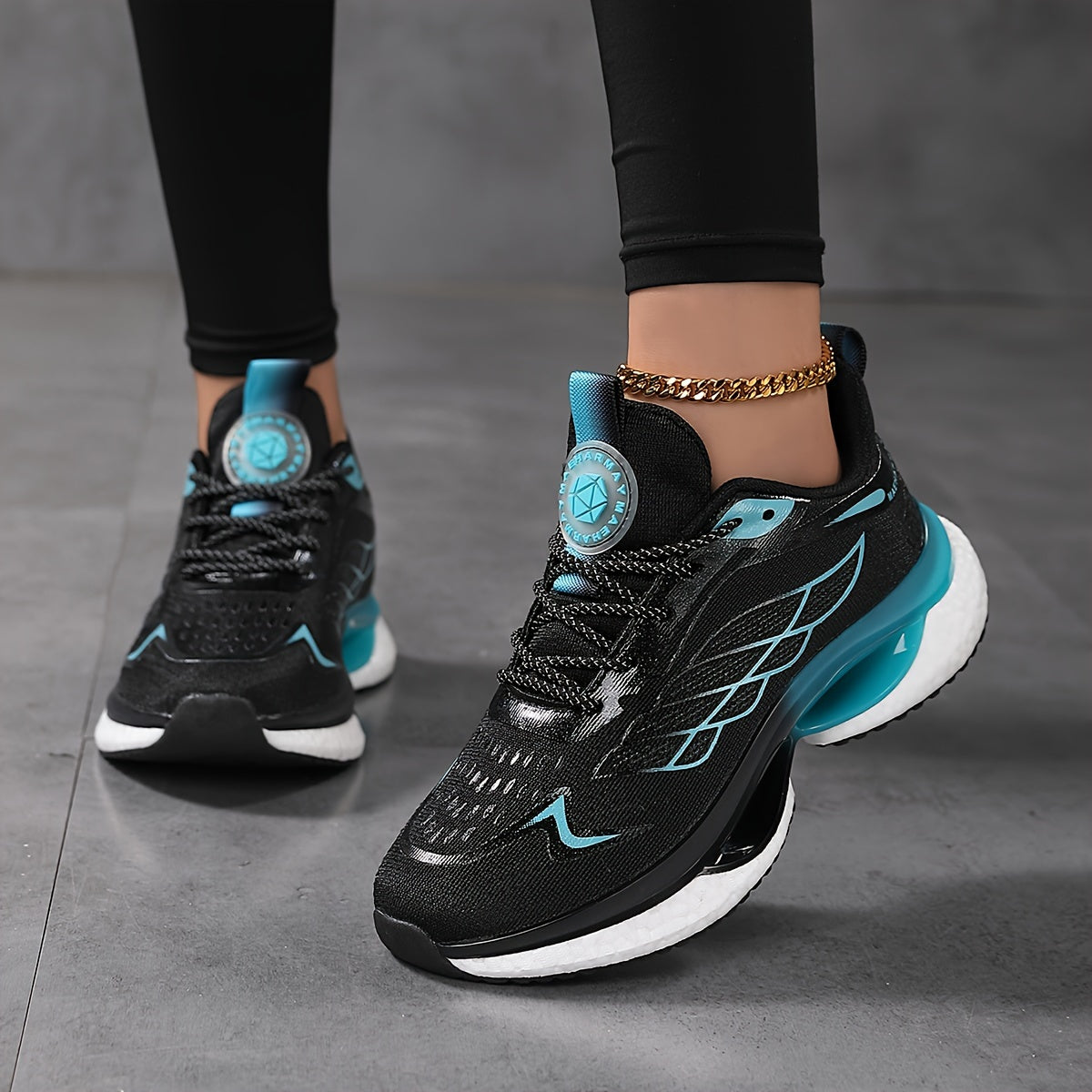 Women's Mesh Platform Sneakers Plus Size Lightweight Casual Low Top Running Shoes