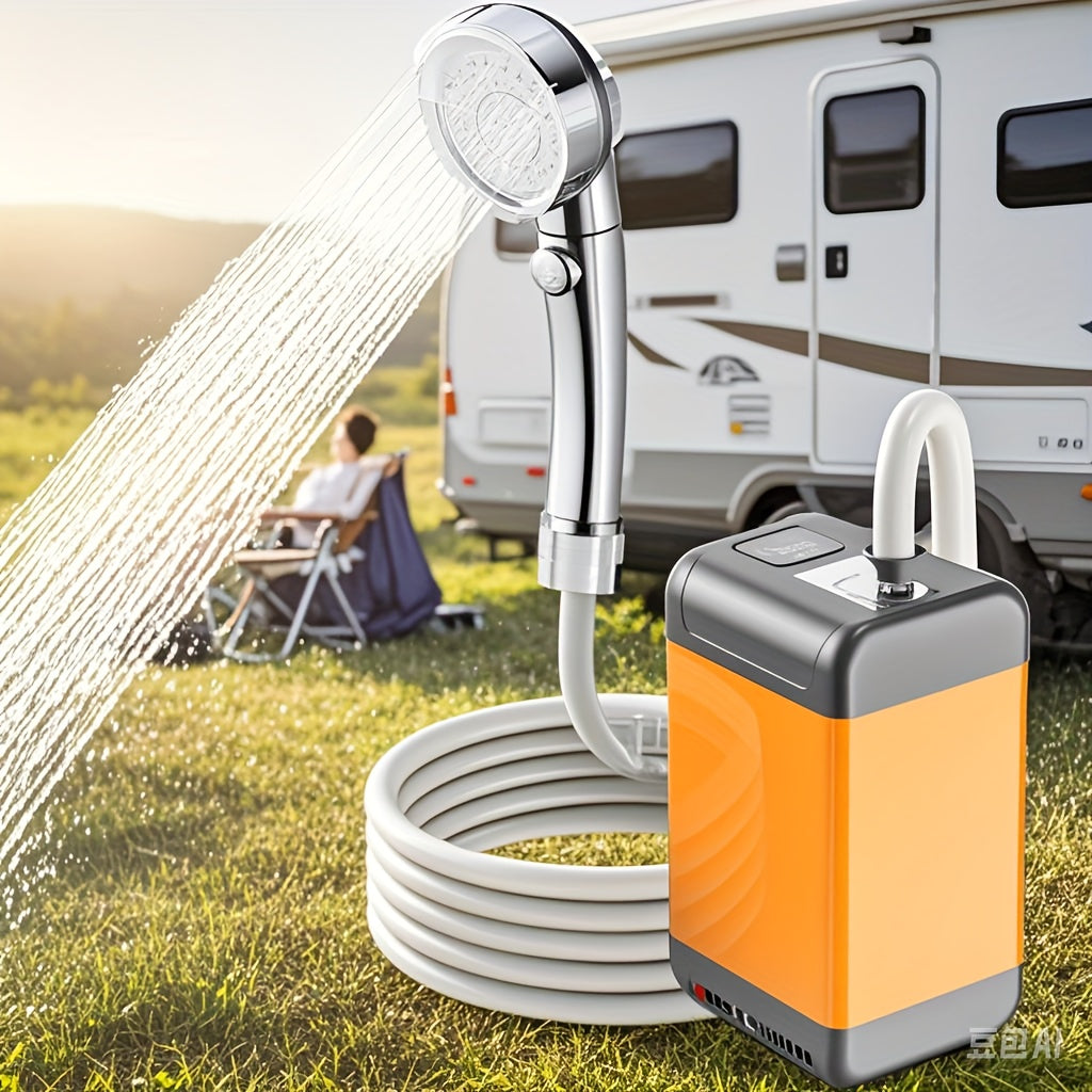Outdoor Electric Shower Head Portable Rain Shower for RV and Rural Use