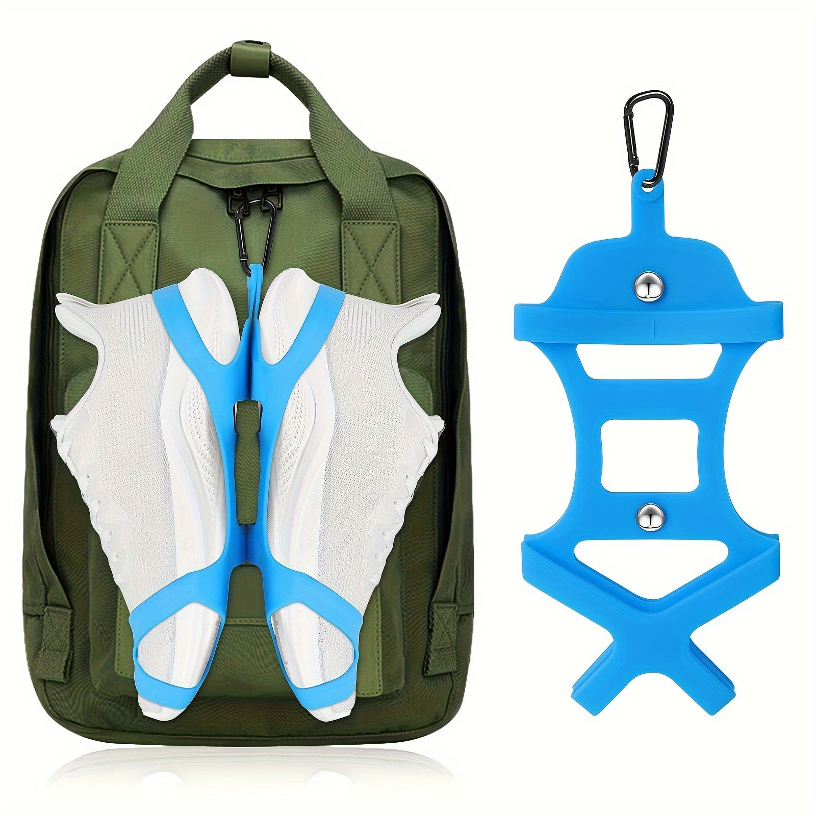 Large Silicone Outdoor Shoe Holder Clip - Lightweight, Portable, Secure Fit