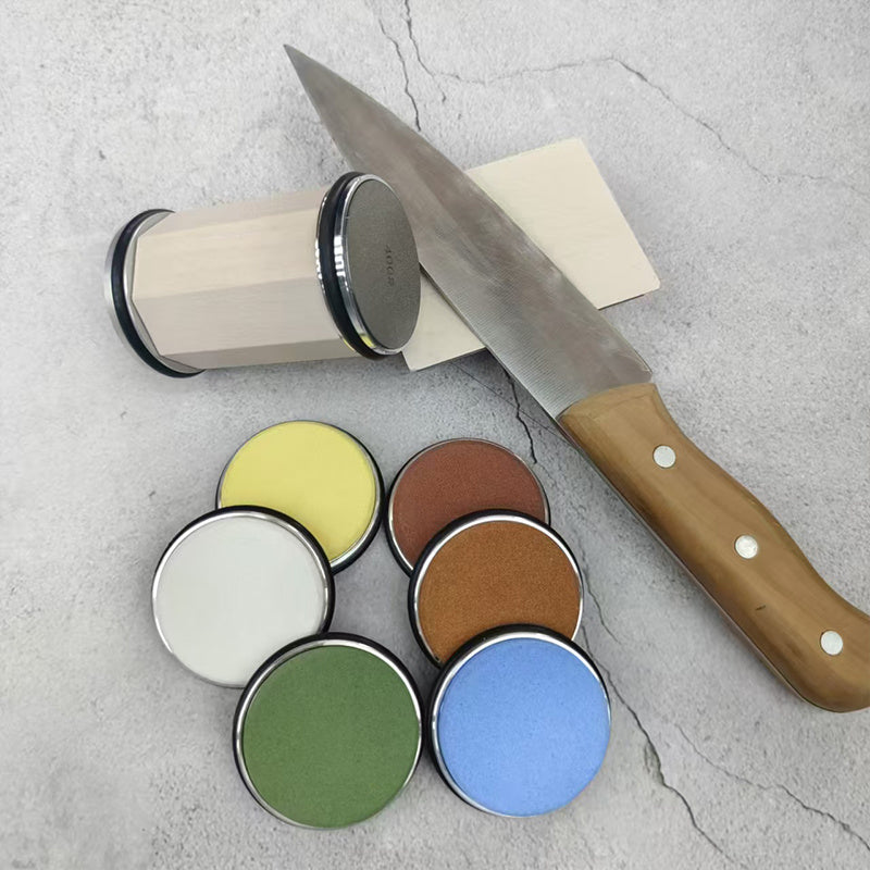 4-角 пичоқни кескин қилиб олиш учун олтин таши билан жиҳозланган пичоқ тозалаш қурилмаси, 15/18/20/22 даражада