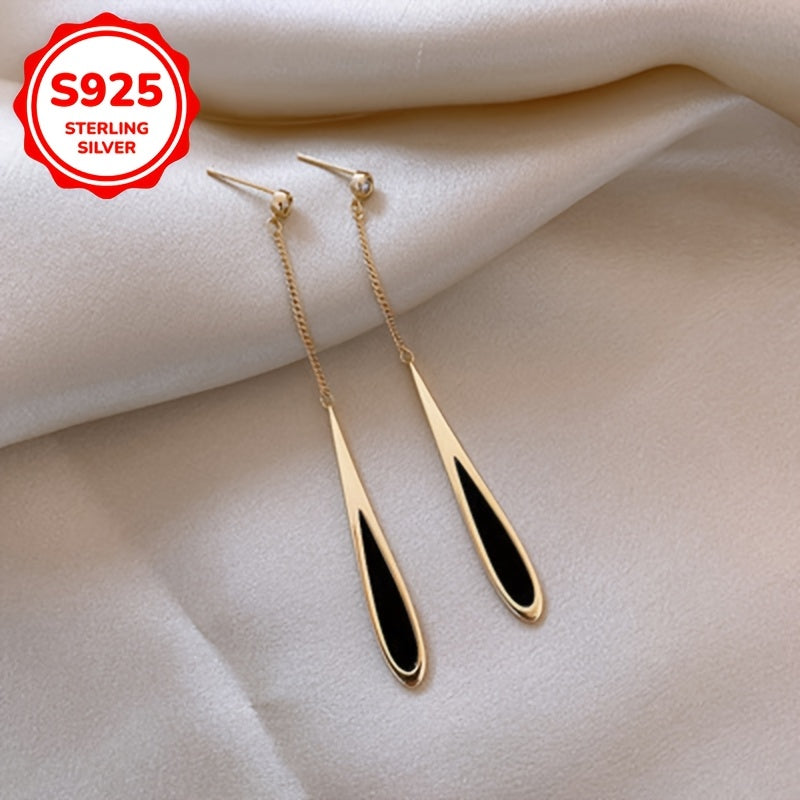 Sterling Silver Tassel Earrings for Women Hypoallergenic Lightweight Jewelry