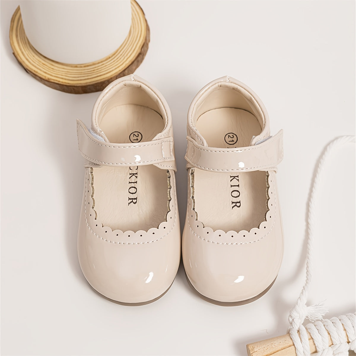 Zapatos de niña PU Mary Jane para todas las estaciones, ligeros, de color sólido, punta redonda, ideales para fiestas y bodas