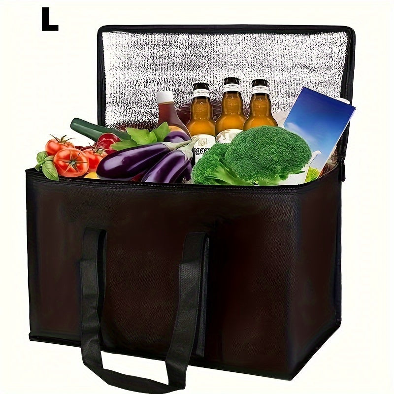 Bolsa térmica aislada para comida, caliente y fría, reutilizable, tote ligera, enfriador suave