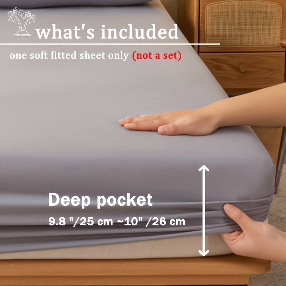 Breathable Waterproof Mattress Protector Fitted Sheet Dustproof Stainproof Washable