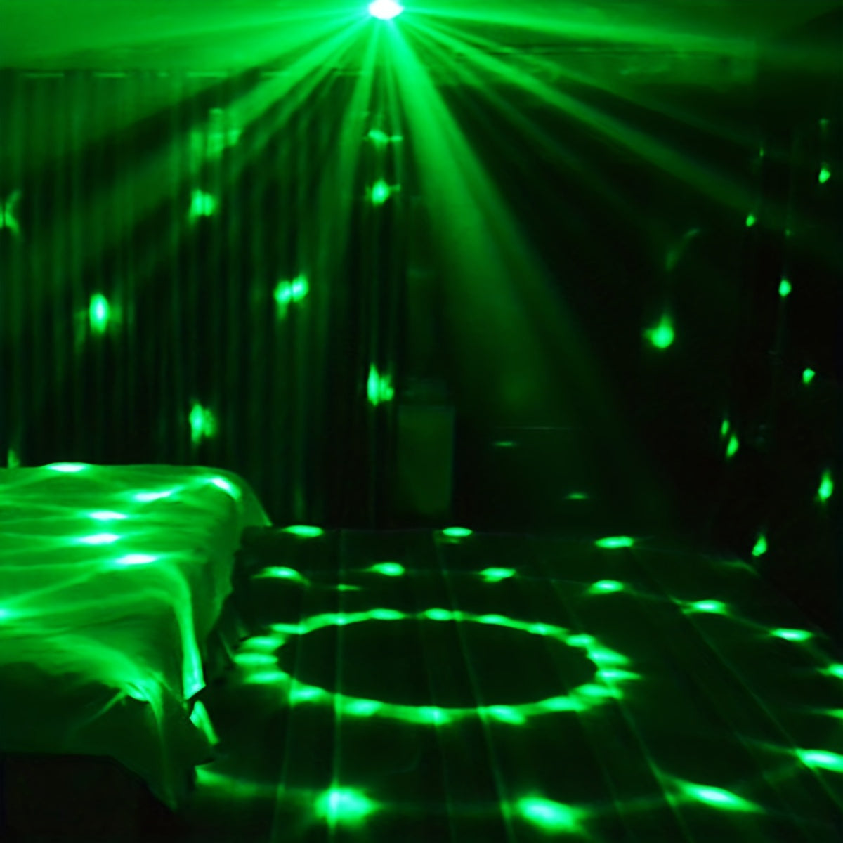 Sound Activated RGB Disco Ball Light for Parties Weddings Bars and More