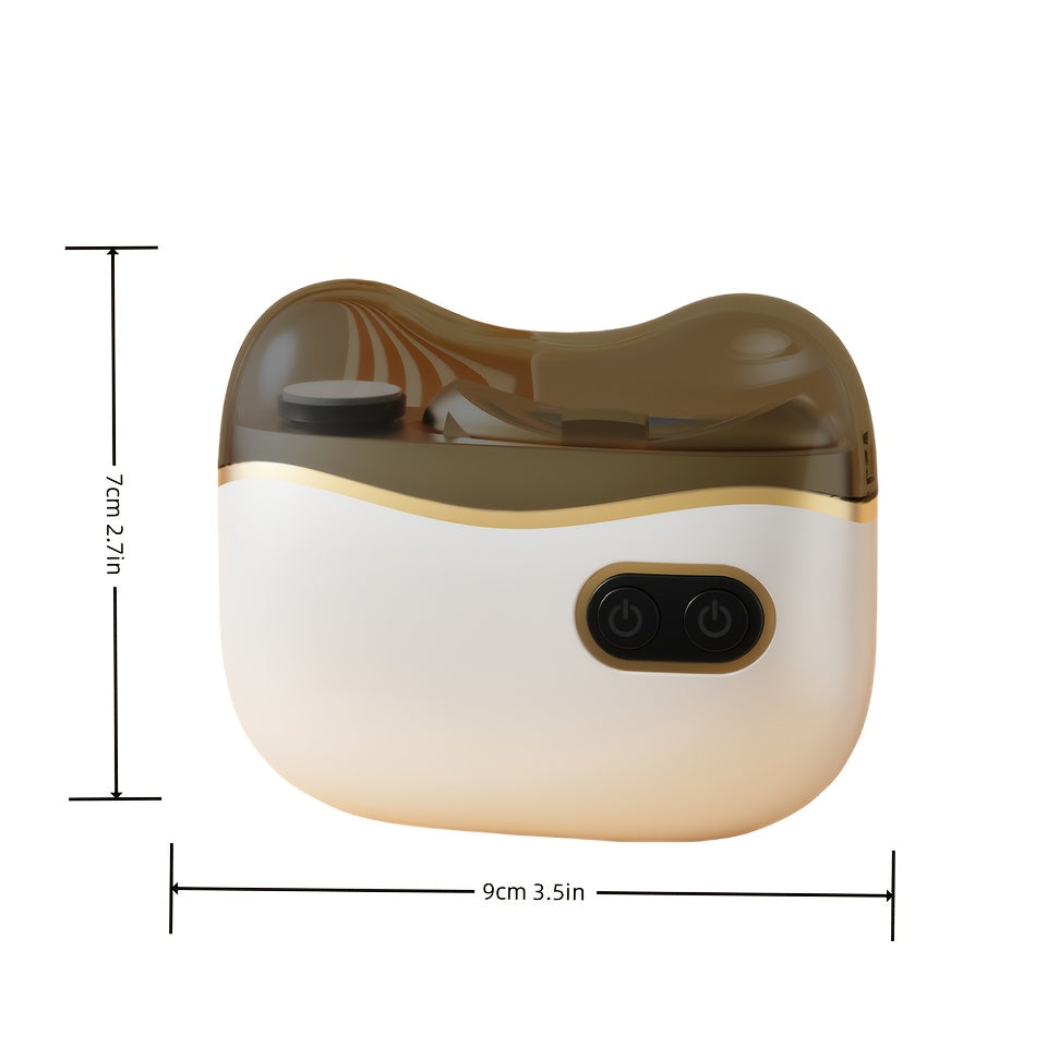 Afilador y cortador de uñas eléctrico 2 en 1, recargable por USB con batería de litio de 400mAh