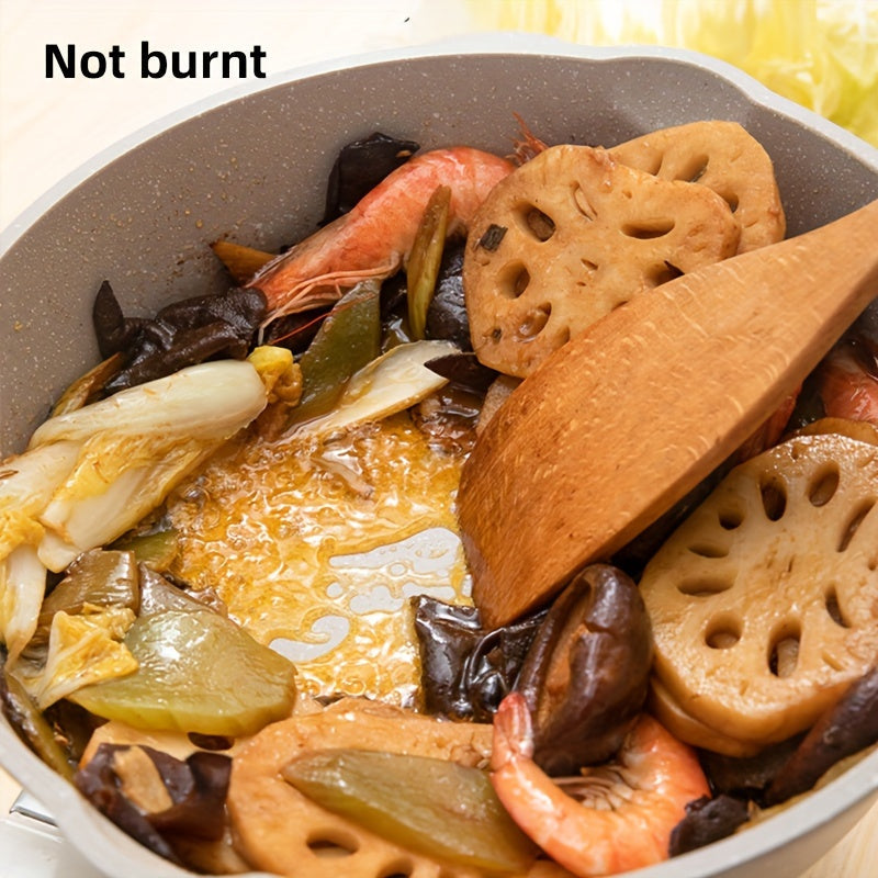 White Maifan Stone Frying Pan Non-Stick Flat Cookware for Eggs Pancakes Steaks