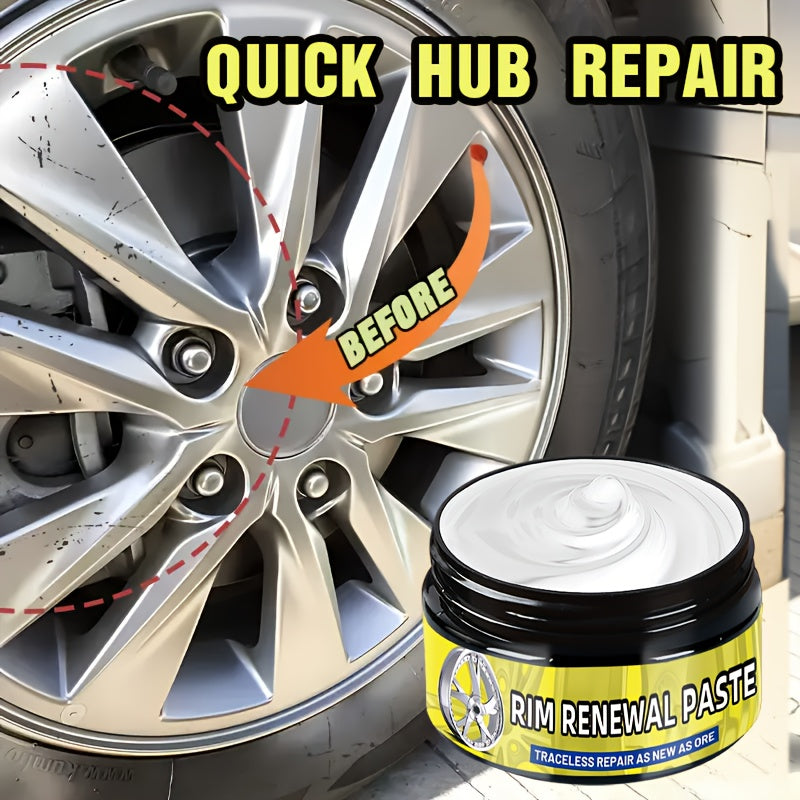 Universal Alloy Wheel Hub Repair Kit Scratch Remover Polish Cream