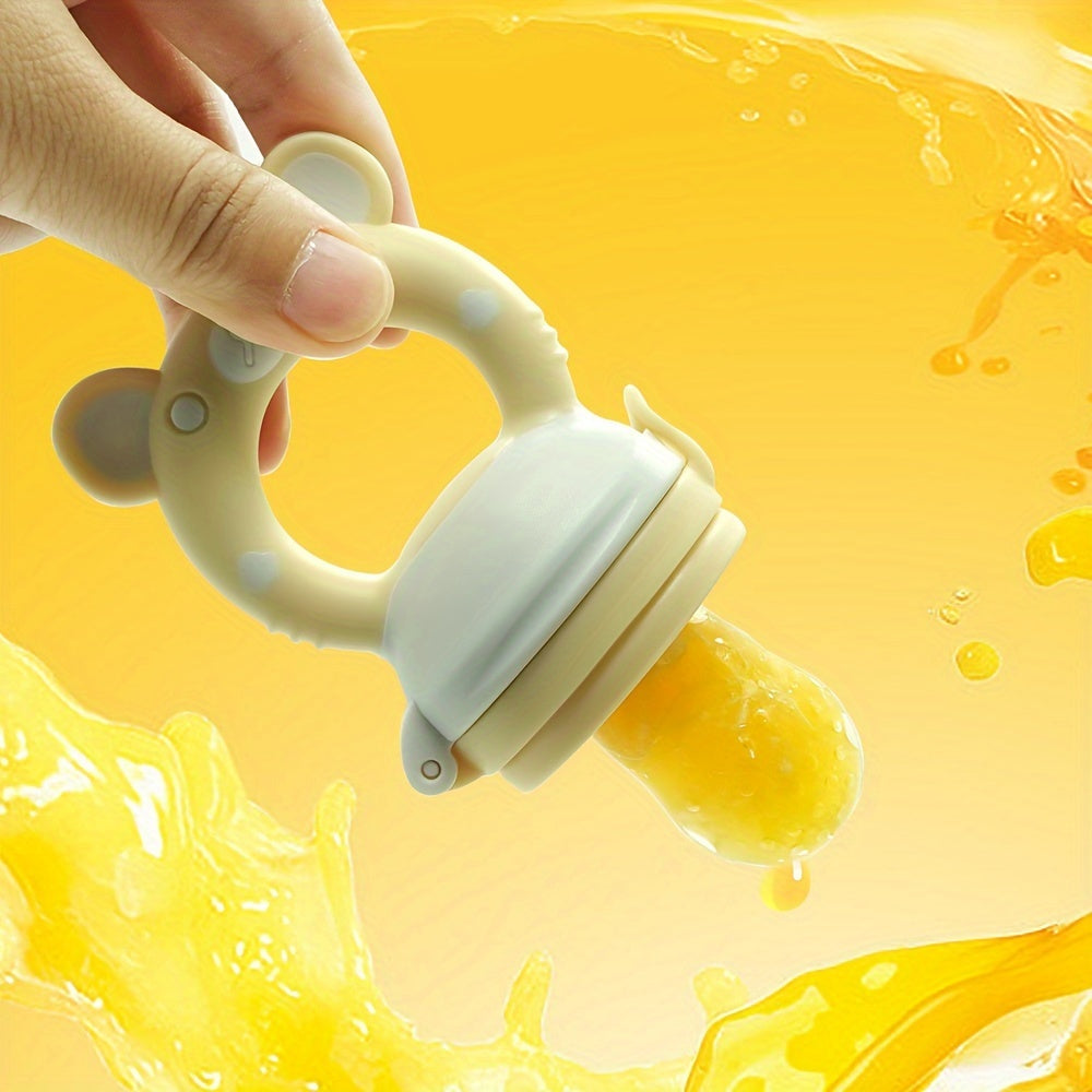 Chupete de silicona para alimentar a bebés con frutas y verduras, con alimentador fresco y molde para paletas de leche materna