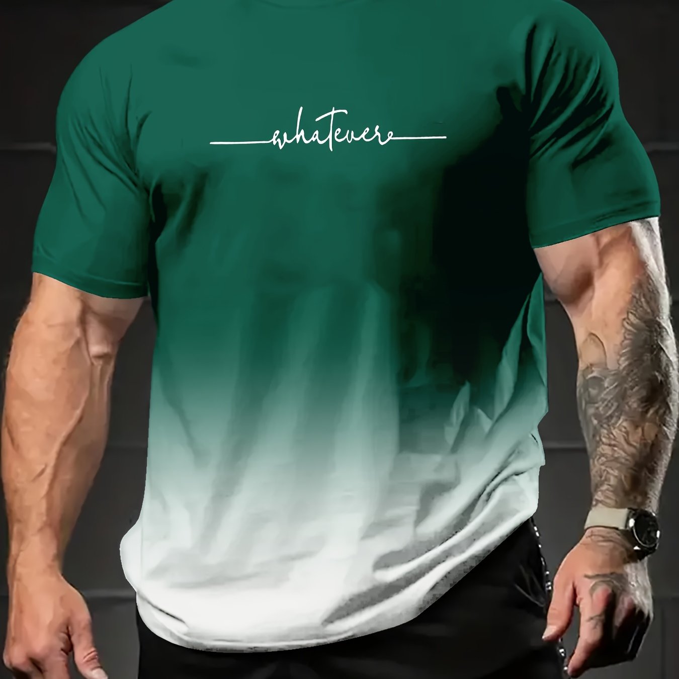 Men's Plus Size Graphic Print Summer T-Shirt Short Sleeve Casual Polyester