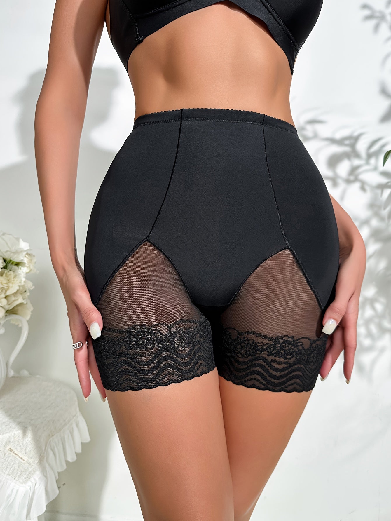 High Waist Shaping Panties for Women Tummy Control Compression Solid Shorts