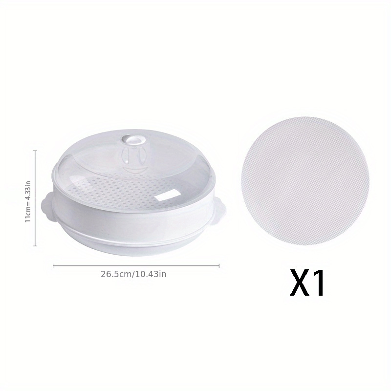 Микроволновая печь- пароварка с паровой подушкой, водонепроницаемая, многоуровневая, быстрое нагревание