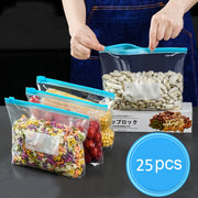 Airtight Refrigerator Storage Bag with Zipper Lock for Food Preservation
