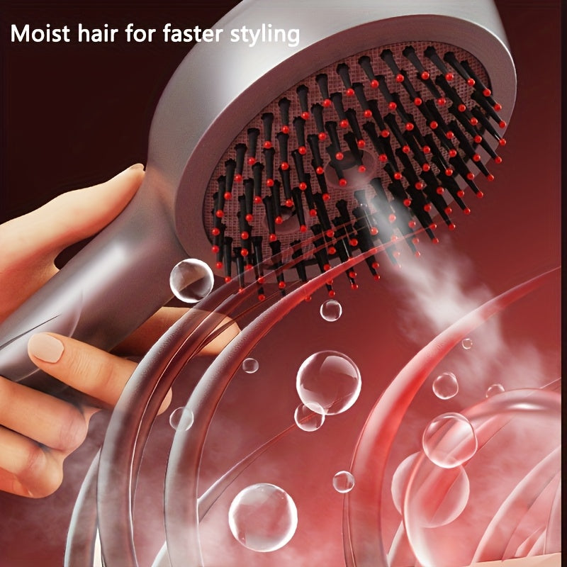 USB zaryadlash, tebranish bosh massaji va purkash funksiyasi bilan portativ elektr bosh massaj qiluvchi taroq.