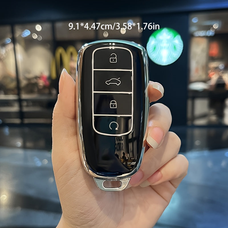 Universal TPU Car Key Cover Scratch-Resistant Stylish Protective Shell