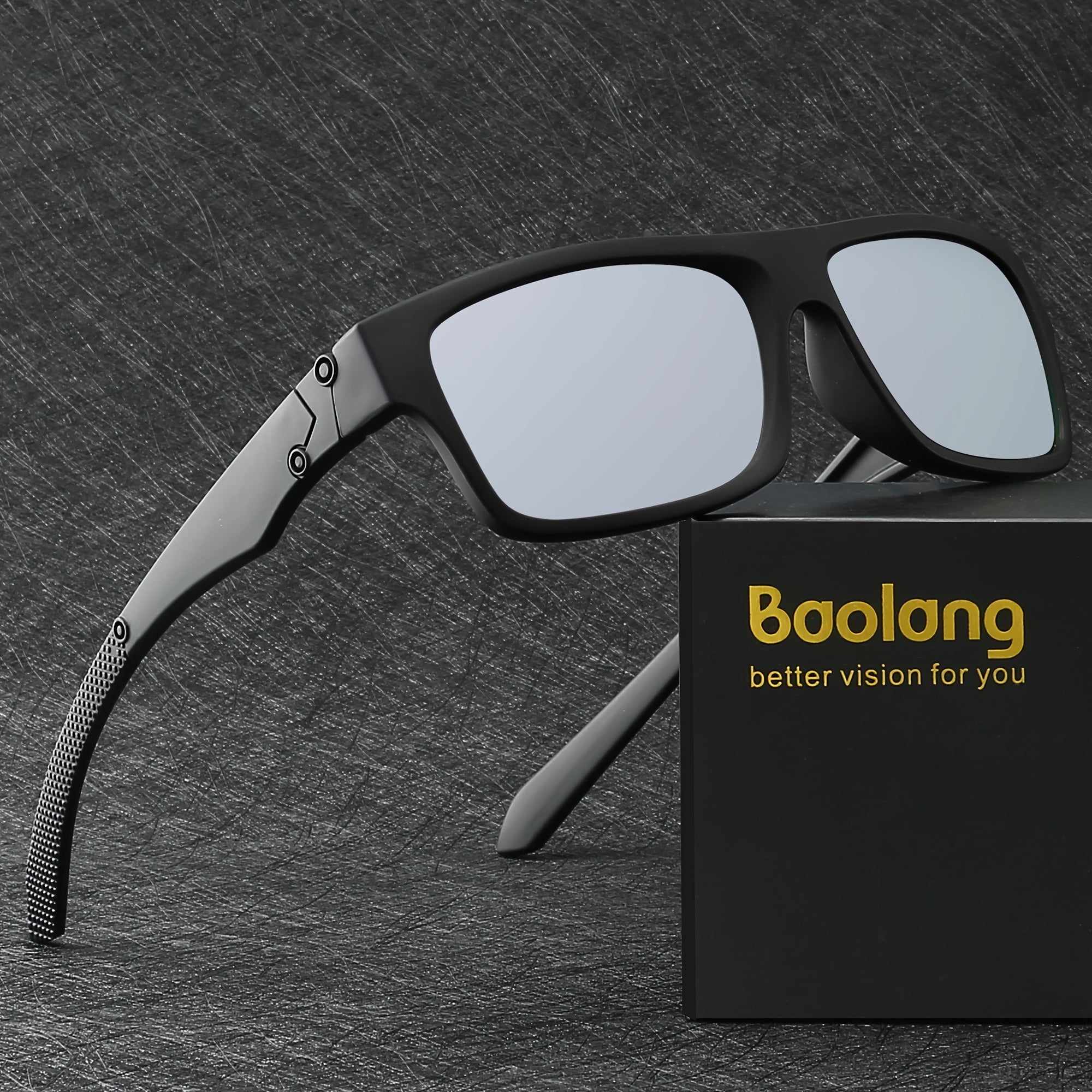 Men's Polarized Sunglasses for Cycling Driving Fishing Outdoor Activities and Business Parties