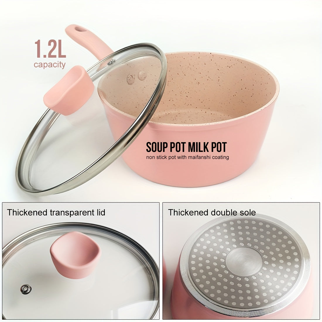 Pink Mini Cookware Set for One with Pots, Pans, and Utensils