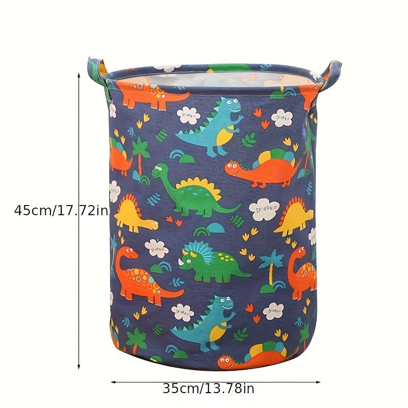 Durable Textile Storage Basket with Fish and Leaf Pattern for RV Organization