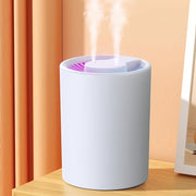Large 5L USB Humidifier with Dual Mist and Colorful Ambient Lighting for Home Office