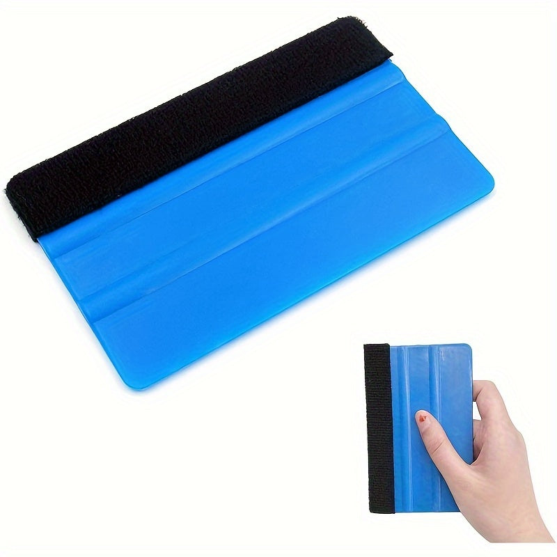 Plastic Decal Squeegee with Felt Edge Vinyl Applicator Tool for Car Wraps