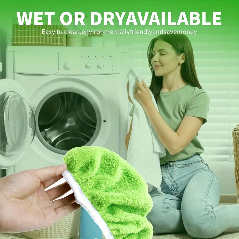 Set of Washable Reusable Mop Pads for Dry and Wet Floors Durable and Absorbent