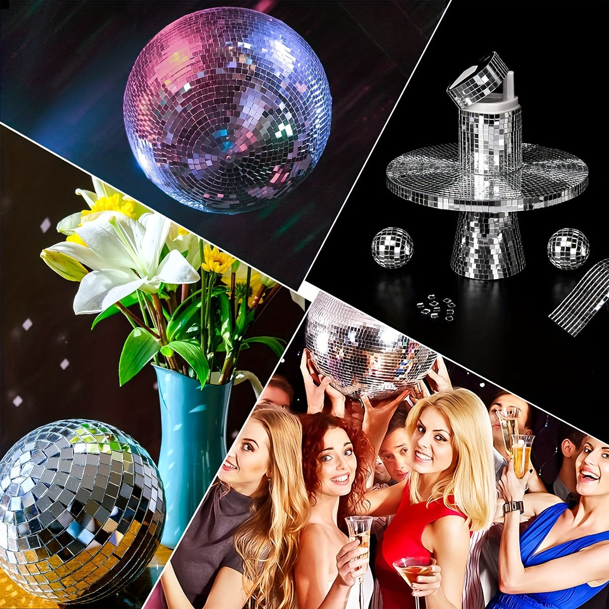 Turli hunarlarni, masalan, vaza, piyola va foto ramkalar uchun ichki va tashqi bezatish uchun oynali mozaika plitalari.