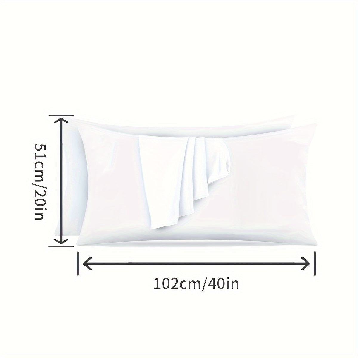 Waterproof Pillow Protector Cover 100% Polyester Breathable Zipper Closure