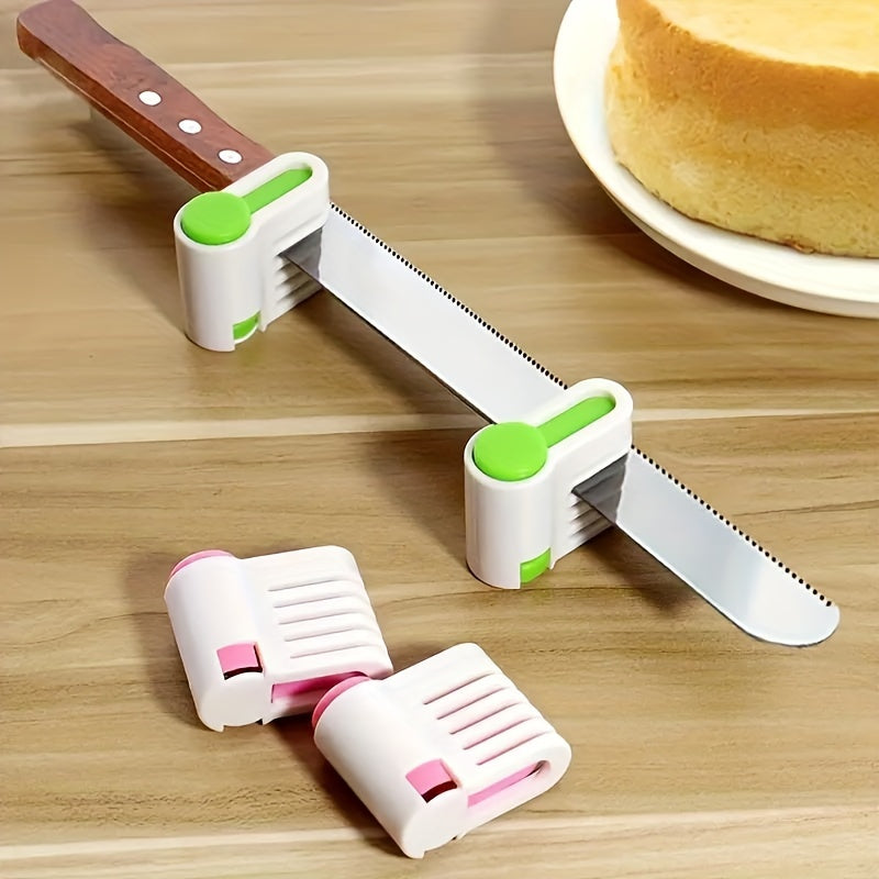 5-Layer Adjustable Cake Leveler Stainless Steel Cake Slicer for Layered Baking