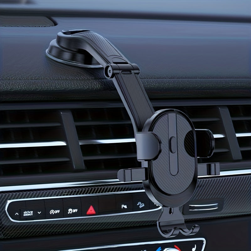 Soporte universal para teléfono de coche, soporte de gravedad para tablero, soporte ajustable de 360 grados