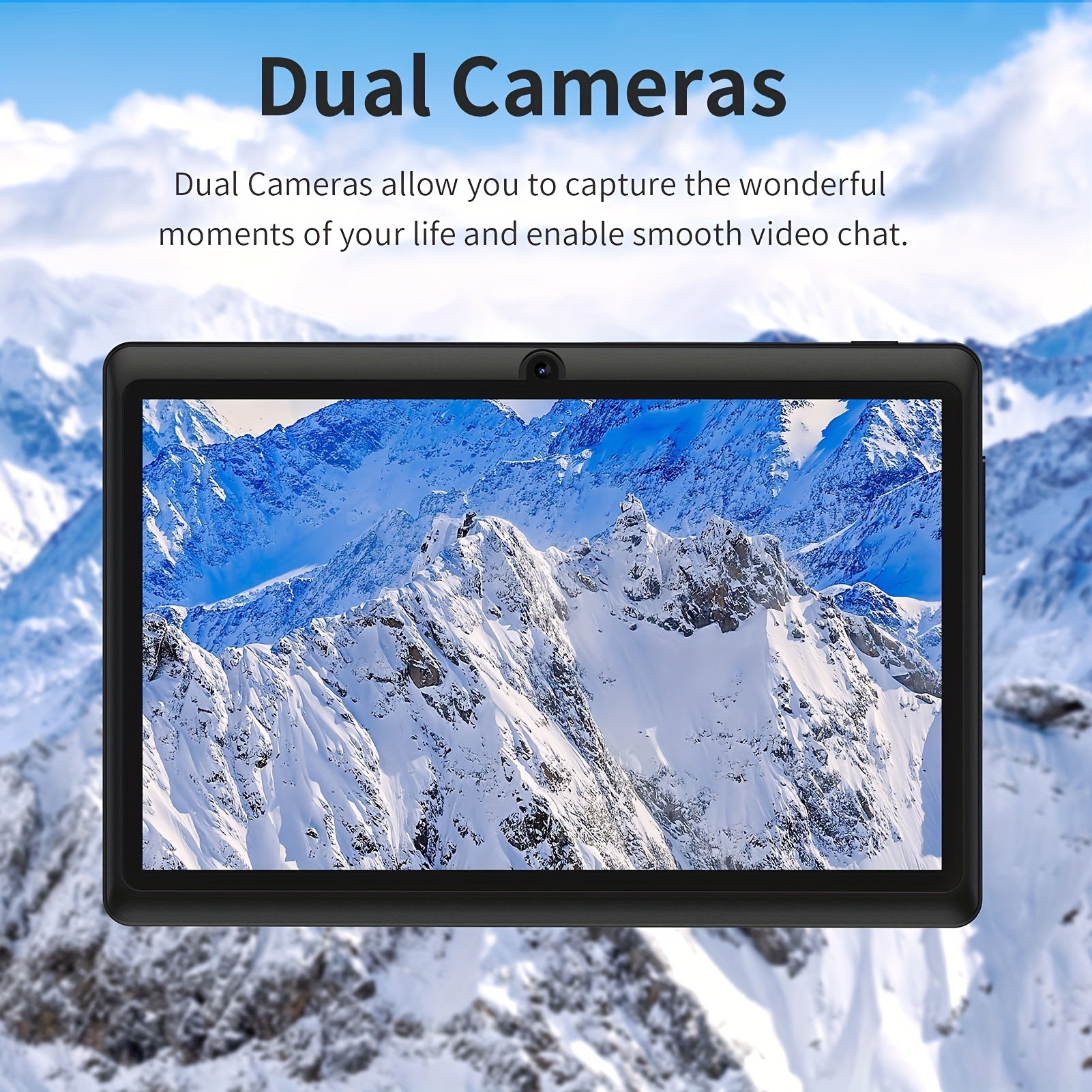 7-Inch Android 13 Tablet with 4GB RAM, 32GB Storage, HD IPS Display, Dual Cameras, Dual Wi-Fi, Protective Case