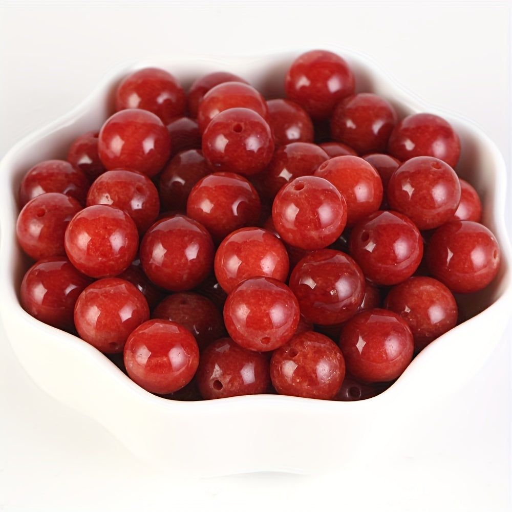 Red Coral Stone Beads 6mm 8mm 10mm 12mm for Jewelry Making