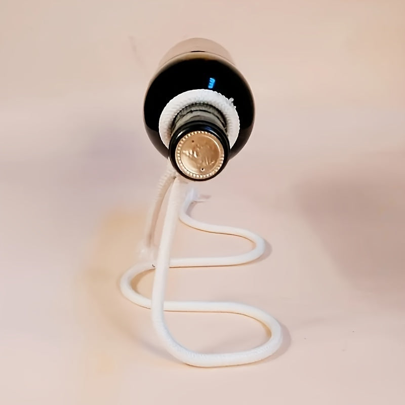 Metal Wine Bottle Holder for Kitchen and Dining Room Storage Elegant Home Bar Decor